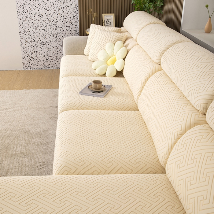 91家纺网 家纺一手货源 找家纺 （总）2026新款弦思沙发笠 奶白米