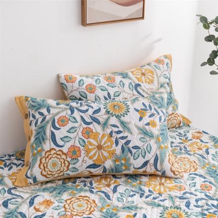 91家纺网 家纺一手货源 找家纺 （总）优乐家纺 2023新款全棉印花绗绣系列2 单枕套