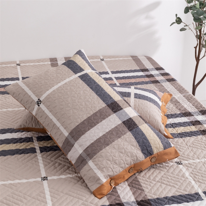 91家纺网 家纺一手货源 找家纺 优乐家纺 2023新款全棉印花绗绣系列2 单枕套 伯爵