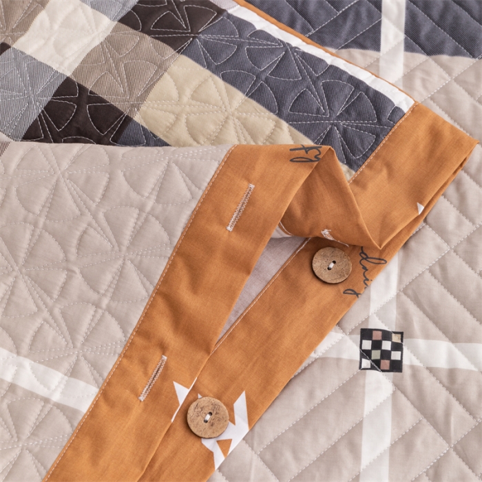 91家纺网 家纺一手货源 找家纺 优乐家纺 2023新款全棉印花绗绣系列2 单枕套 伯爵