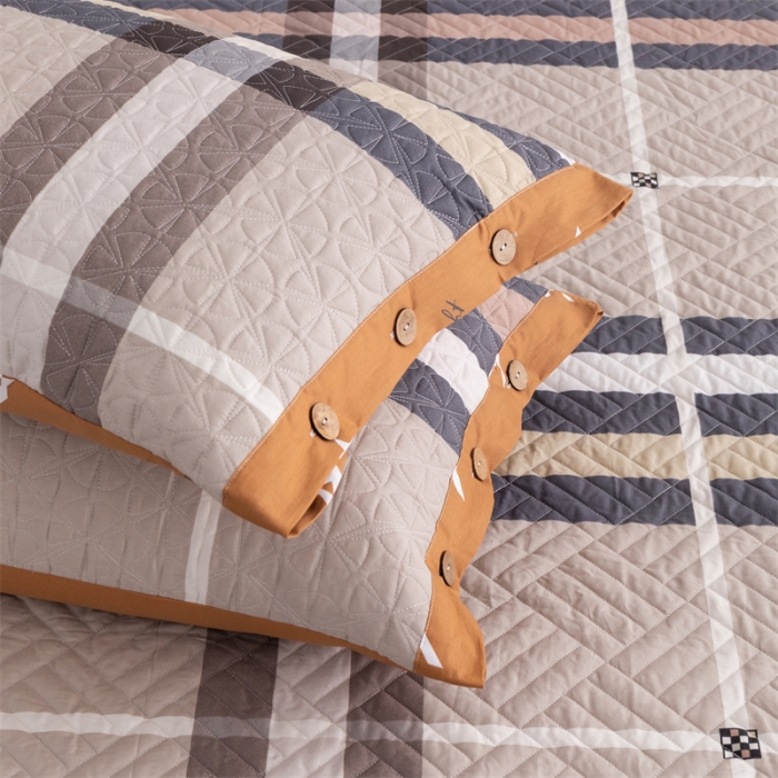 91家纺网 家纺一手货源 找家纺 优乐家纺 2023新款全棉印花绗绣系列2 单枕套 伯爵