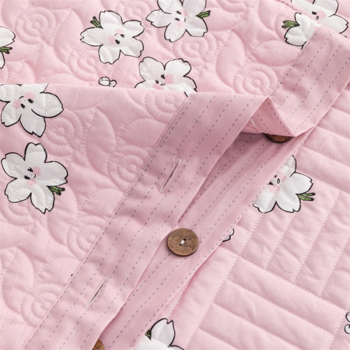 91家纺网 家纺一手货源 找家纺 优乐家纺 2023新款全棉印花绗绣系列2 单枕套 纯净