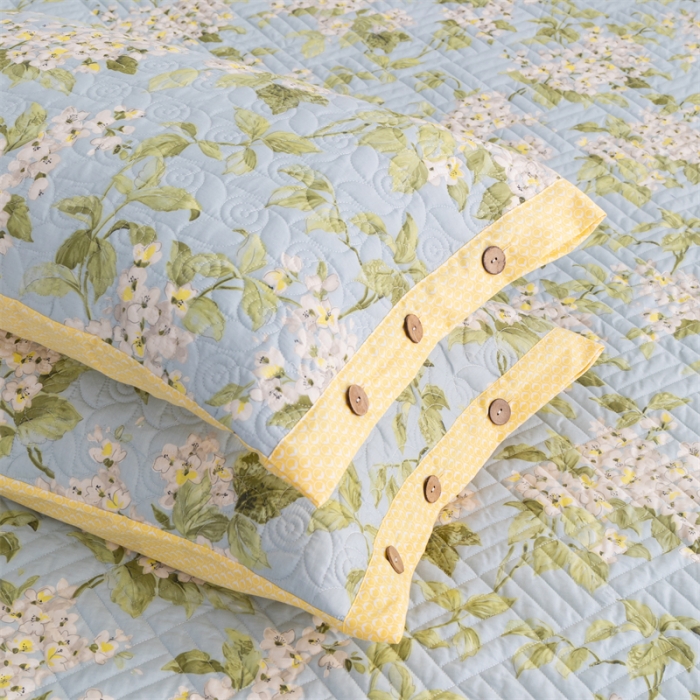 91家纺网 家纺一手货源 找家纺 优乐家纺 2023新款全棉印花绗绣系列2 单枕套 蜀绣