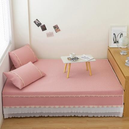 91家纺网 家纺一手货源 找家纺 （总）金艾草 2023新款40S全棉纯棉纯色榻榻米床盖