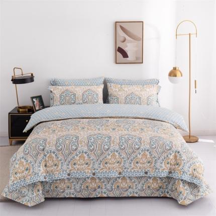 (总）优乐家纺 2023新款全棉印花绗绣2 四件套