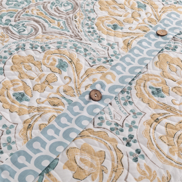 91家纺网 家纺一手货源 找家纺 (总）优乐家纺 2023新款全棉印花绗绣2 四件套