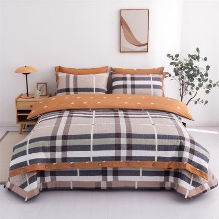 优乐家纺 2023新款全棉印花绗绣2 四件套 伯爵