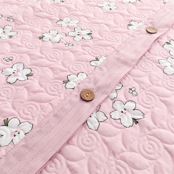 91家纺网 家纺一手货源 找家纺 优乐家纺 2023新款全棉印花绗绣2 四件套 纯净