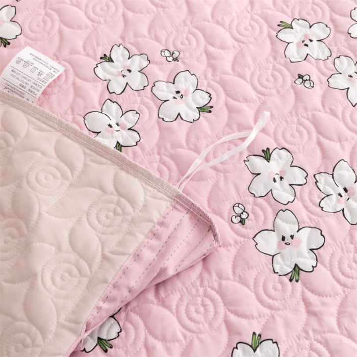 91家纺网 家纺一手货源 找家纺 优乐家纺 2023新款全棉印花绗绣2 四件套 纯净