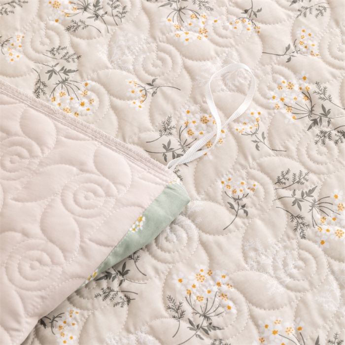 91家纺网 家纺一手货源 找家纺 优乐家纺 2023新款全棉印花绗绣2 四件套 妃子笑