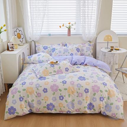 91家纺网 家纺一手货源 找家纺 总钰伶 全棉13372印花纯棉床单床笠款四件套（预留6厘米缩水尺寸）