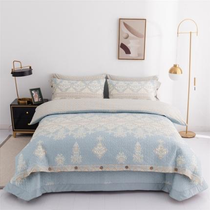 91家纺网 家纺一手货源 找家纺 (总）优乐家纺 2023新款全棉印花绗绣2 四件套