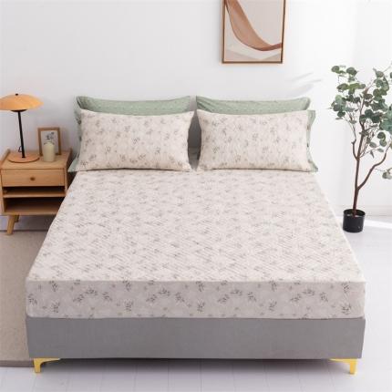 91家纺网 家纺一手货源 找家纺 （总）优乐家纺 2023新款全棉印花绗绣系列2 单床笠