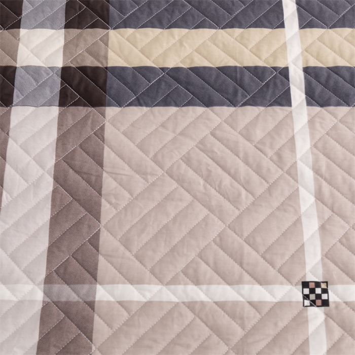 91家纺网 家纺一手货源 找家纺 优乐家纺 2023新款全棉印花绗绣系列2 单床笠 伯爵