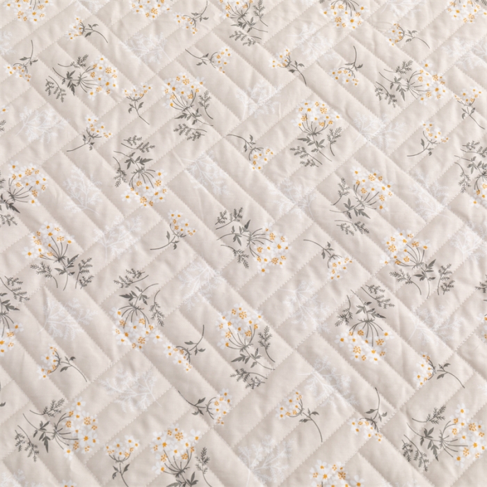 91家纺网 家纺一手货源 找家纺 优乐家纺 2023新款全棉印花绗绣系列2 单床笠 妃子笑