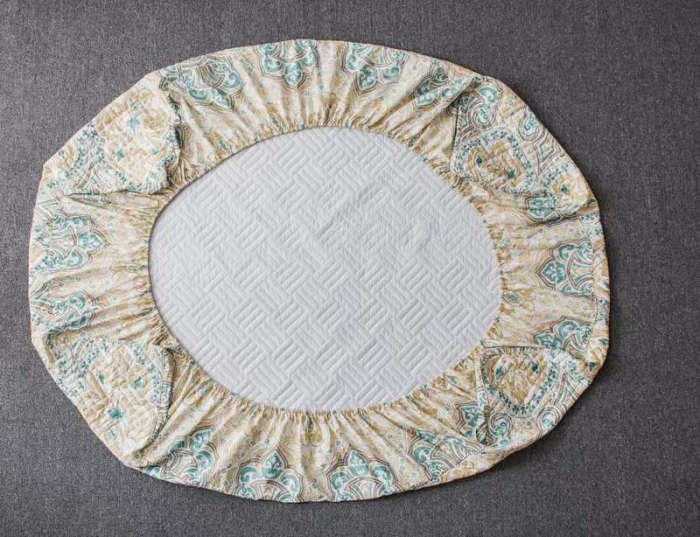 91家纺网 家纺一手货源 找家纺 优乐家纺 2023新款全棉印花绗绣系列2 单床笠 洛丽娜