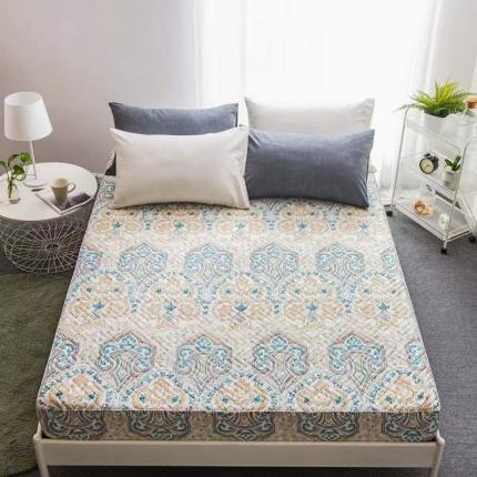 优乐家纺 2023新款全棉印花绗绣系列2 单床笠 洛丽娜