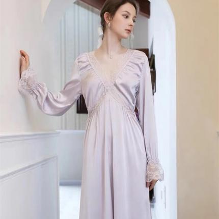 91家纺网 家纺一手货源 找家纺 （总）洛兰沙 2023新款冰丝家居服睡裙系列