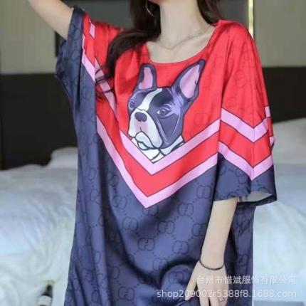 91家纺网 家纺一手货源 找家纺 （总）洛兰沙 2023新款冰丝家居服睡裙系列