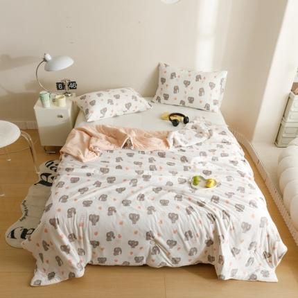 91家纺网 家纺一手货源 找家纺 （总）有货 2023新款元气波点针织大豆被