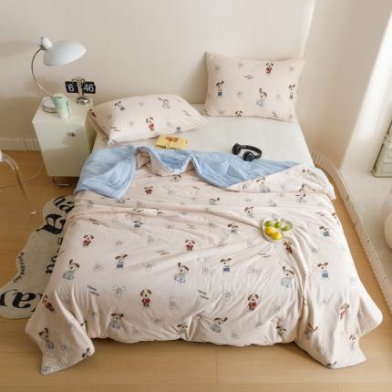 91家纺网 家纺一手货源 找家纺 （总）有货 2023新款元气波点针织大豆被