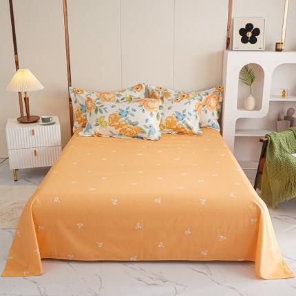 91家纺网 家纺一手货源 找家纺 （总）钰伶 2025新款全棉13372印花纯棉单床单