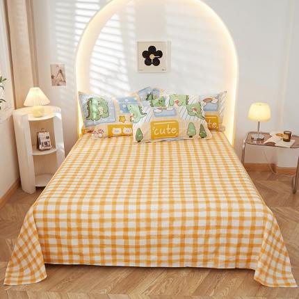 91家纺网 家纺一手货源 找家纺 （总）钰伶 2025新款全棉13372印花纯棉单床单