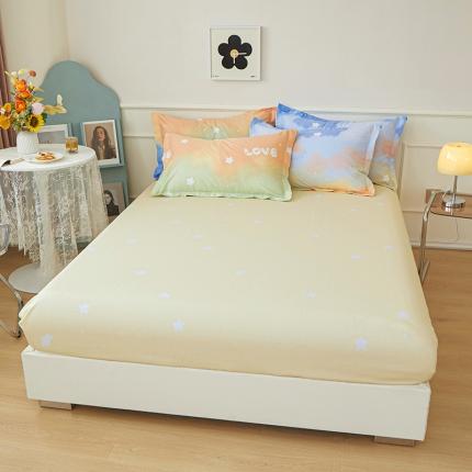 91家纺网 家纺一手货源 找家纺 （总）钰伶 2025新款全棉13372印花纯棉单床笠