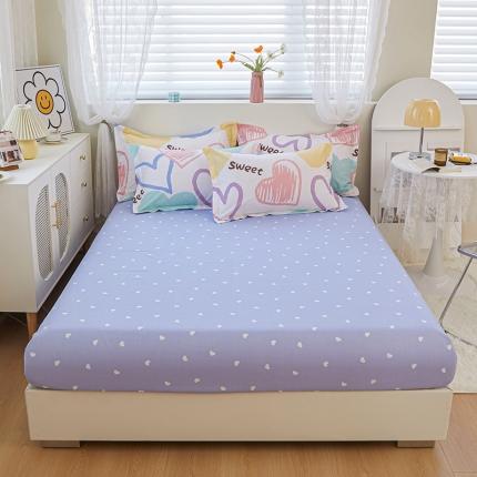 91家纺网 家纺一手货源 找家纺 （总）钰伶 2025新款全棉13372印花纯棉单床笠