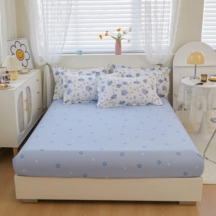 91家纺网 家纺一手货源 找家纺 （总）钰伶 2025新款全棉13372印花纯棉单床笠