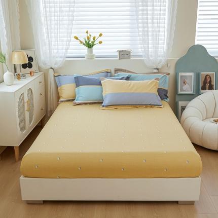 91家纺网 家纺一手货源 找家纺 （总）钰伶 2025新款全棉13372印花纯棉单床笠