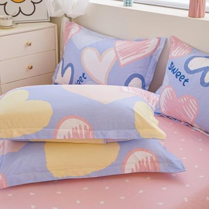 91家纺网 家纺一手货源 找家纺 （总）钰伶 2025新款全棉13372印花纯棉单枕套