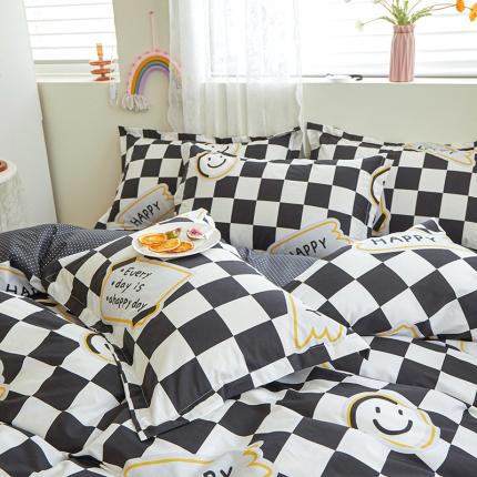 91家纺网 家纺一手货源 找家纺 （总）钰伶 2025新款全棉13372印花纯棉单枕套