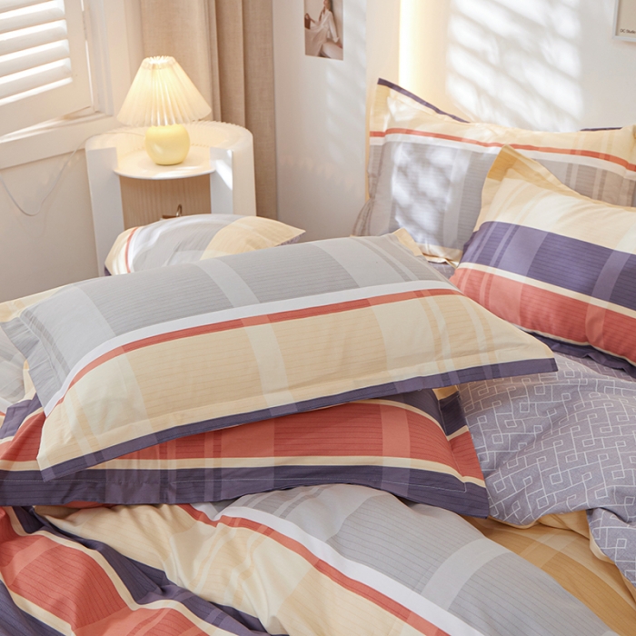 91家纺网 家纺一手货源 找家纺 （总）钰伶 2025新款全棉13372印花纯棉单枕套