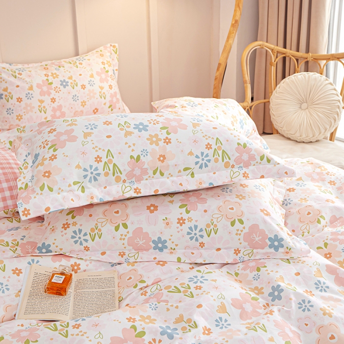 91家纺网 家纺一手货源 找家纺 （总）钰伶 2025新款全棉13372印花纯棉单枕套