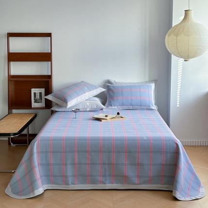 91家纺网 家纺一手货源 找家纺 （总）孑寐 2025新款日式纯棉全棉纯手工老粗布凉席三件套