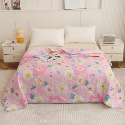 91家纺网 家纺一手货源 找家纺 （总）欧喜璐 2025新款钻石绒夏被空调被超声波压花礼品被