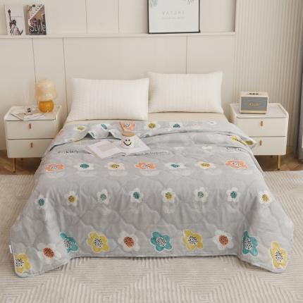 91家纺网 家纺一手货源 找家纺 （总）欧喜璐 2025新款钻石绒夏被空调被超声波压花礼品被