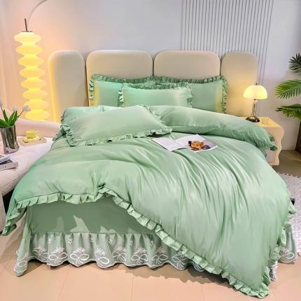 91家纺网 家纺一手货源 找家纺 （总）找底底 2023新款水洗天丝四件套《高档硬包装》