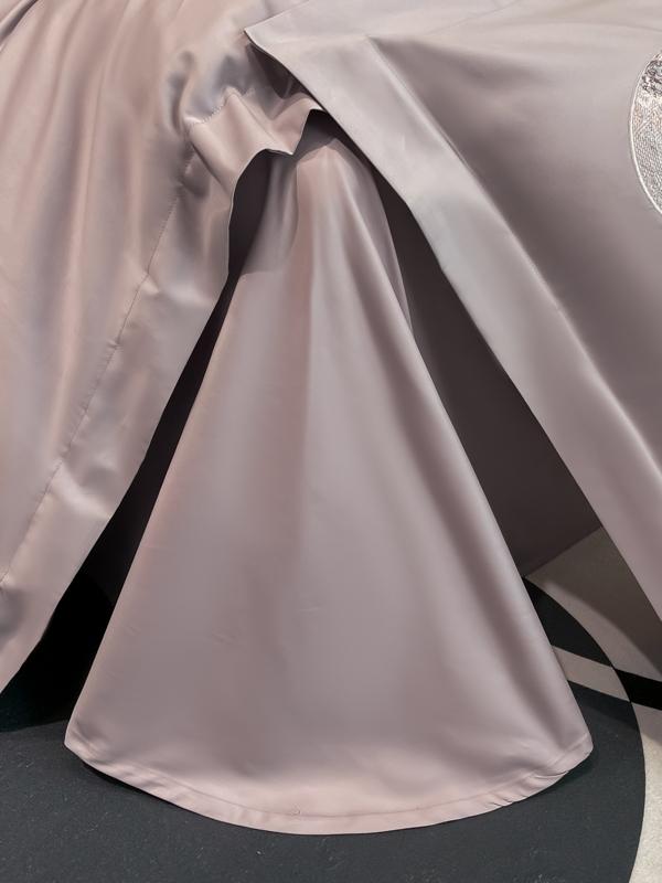 91家纺网 家纺一手货源 找家纺 魅都100阿克苏长绒棉刺绣四件套-米娅系列 米娅-香芋紫