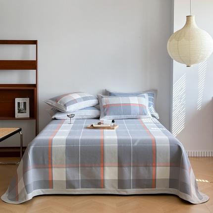 91家纺网 家纺一手货源 找家纺 （总）孑寐 2025新款日式纯棉全棉手工老粗布凉席三件套