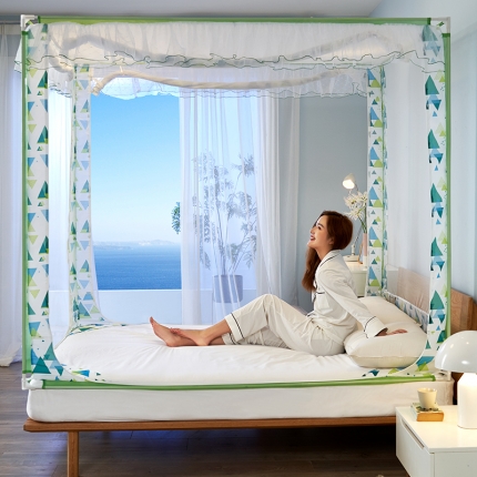 91家纺网 家纺一手货源 找家纺 （清仓）原价145元现价100（清仓）（总）防摔坐床蚊帐