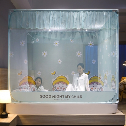 91家纺网 家纺一手货源 找家纺 （清仓）原价145元现价100（清仓）（总）防摔坐床蚊帐