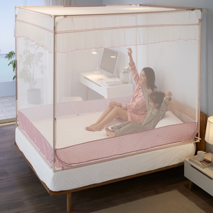 91家纺网 家纺一手货源 找家纺 （清仓）原价145元现价100（清仓）（总）防摔坐床蚊帐