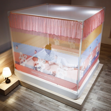 91家纺网 家纺一手货源 找家纺 （清仓）原价145元现价100（清仓）（总）防摔坐床蚊帐