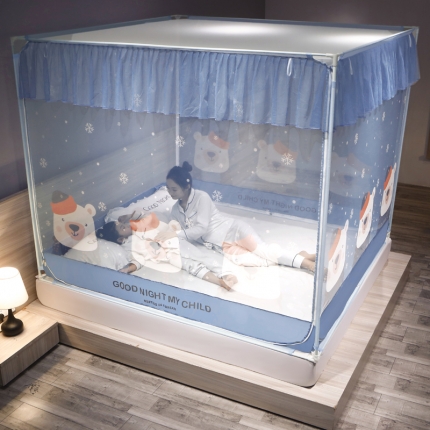 91家纺网 家纺一手货源 找家纺 （清仓）原价145元现价100（清仓）（总）防摔坐床蚊帐