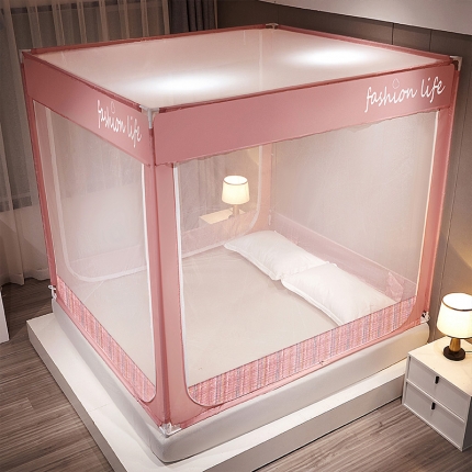 91家纺网 家纺一手货源 找家纺 （清仓）原价145元现价100（清仓）（总）防摔坐床蚊帐