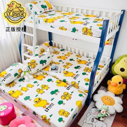 91家纺网 家纺一手货源 找家纺 （总）小虾米 2023新款上下铺小黄鸭系列全棉床笠（可定制）