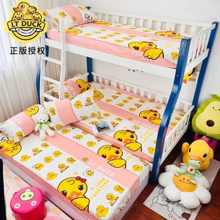 91家纺网 家纺一手货源 找家纺 （总）小虾米 2023新款上下铺小黄鸭系列全棉床笠（可定制）