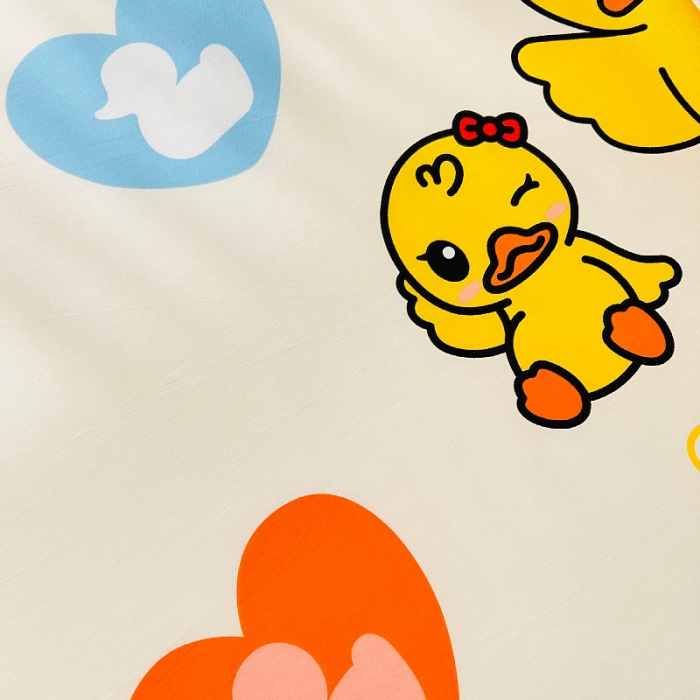 91家纺网 家纺一手货源 找家纺 （总）小虾米 2023新款上下铺小黄鸭系列全棉床笠（可定制）